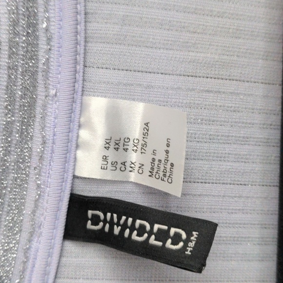 Divided Blue Mini Dress - Picture 2 of 5